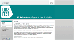 Desktop Screenshot of linzfest.at