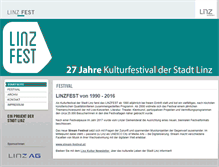Tablet Screenshot of linzfest.at